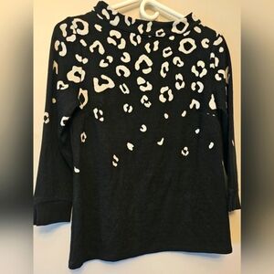 NWT Talbots Shirt Womens XS Womens Top XS Black & White Top
